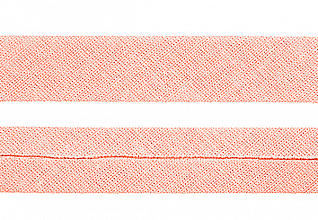 Косая бейка х/б Абрикосовый лед (153) 20мм (рул.73,15м)