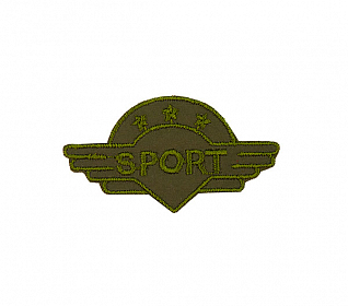 Термоаппликация "Sport" хаки